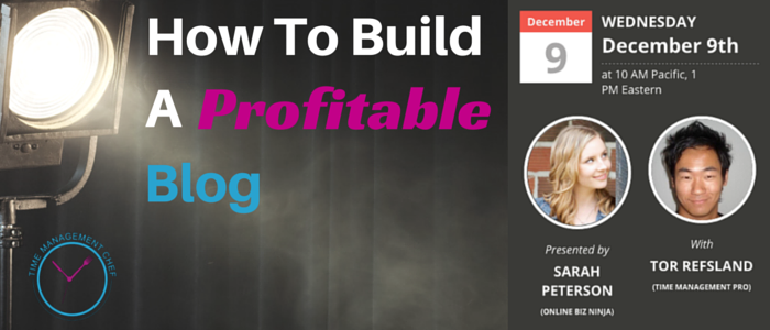 how to build a profitable blog