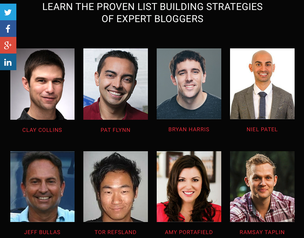 List building strategies
